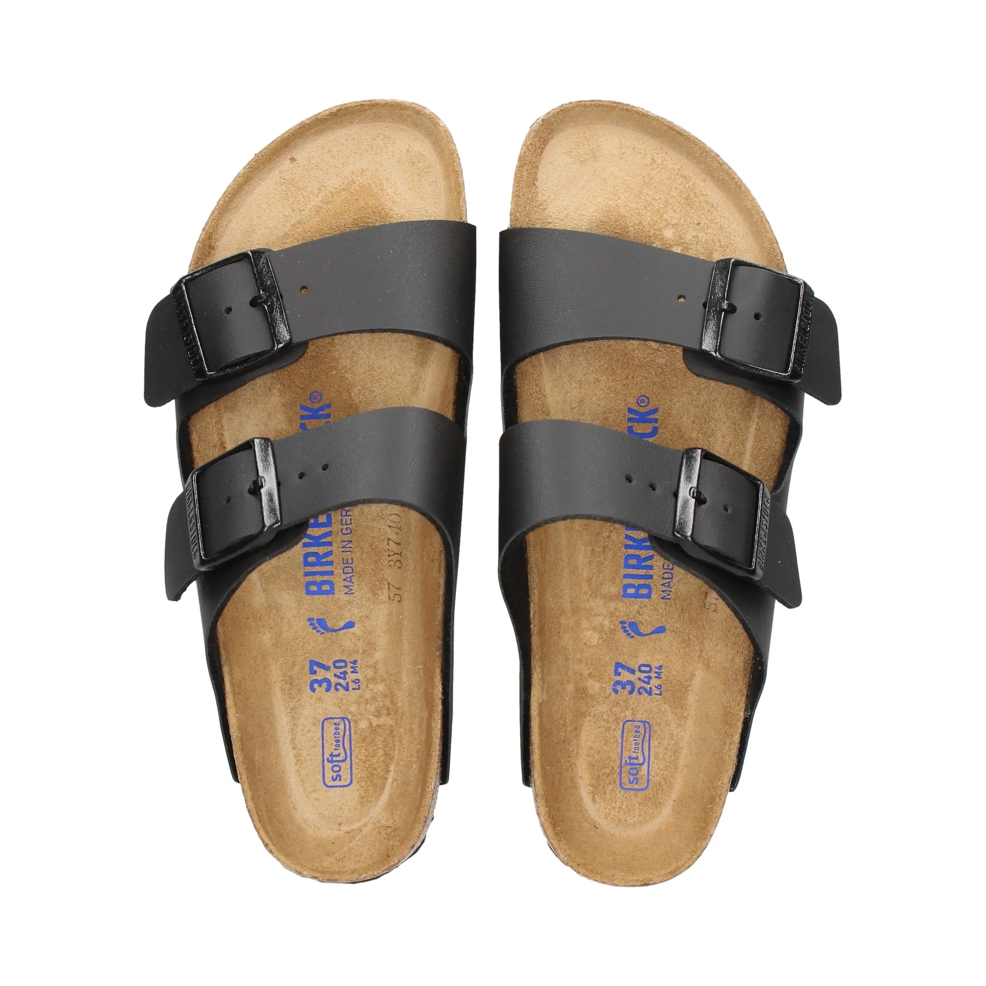 BIRKENSTOCK Sandalias planas de Mujer NEGRO