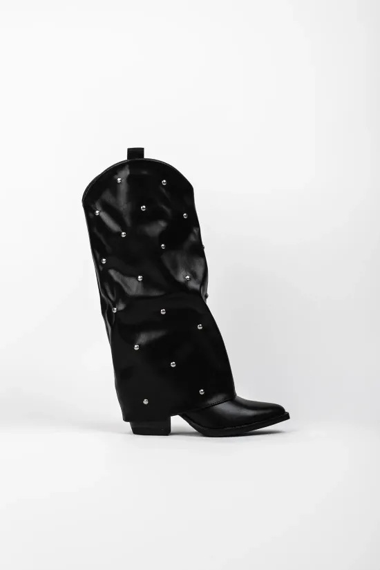 bota alta resco - negro