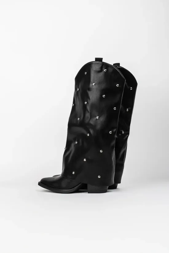 bota alta resco - negro