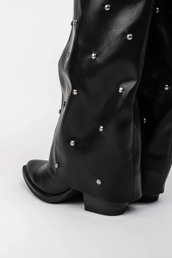 bota alta resco - negro