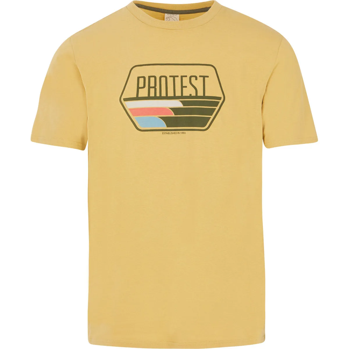 Camiseta Hombre Prtstan T-Shirt Protest Amarillo