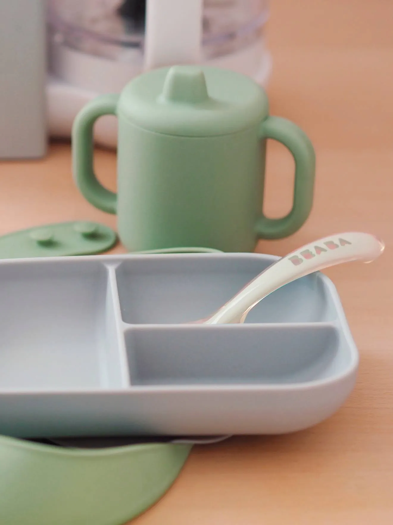 Estuche para comidas Los 4 imprescindibles de silicona de BEABA