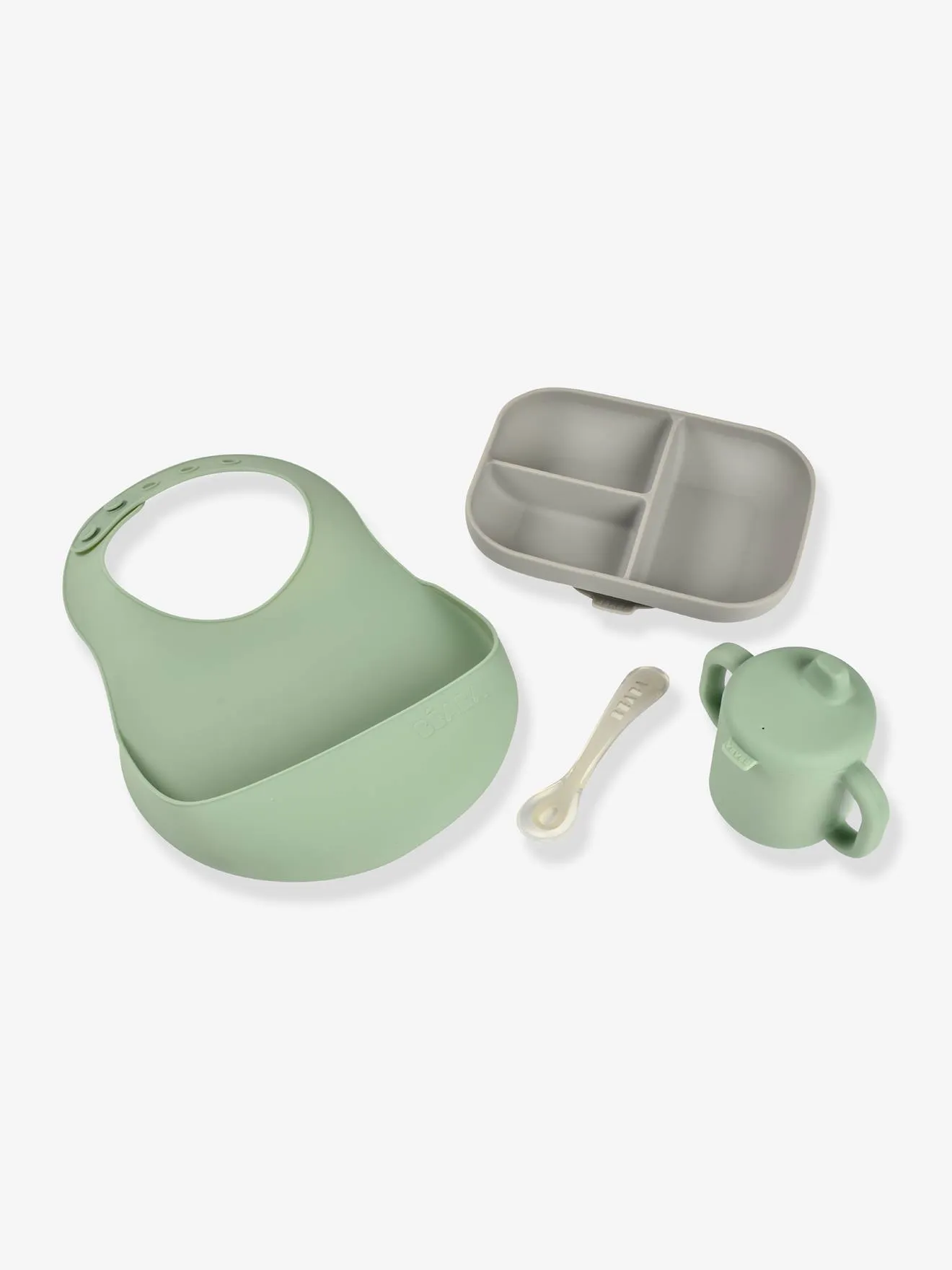 Estuche para comidas Los 4 imprescindibles de silicona de BEABA