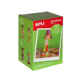 Kit de manualidades payaso con moldes y materiales - Apli