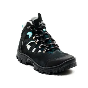 Natgeo Botin Juvenil Con Cordon Azul Gris
