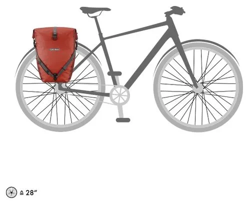 Ortlieb Ortlieb Back-Roller Plus 40L Par de bolsas para bicicleta Salsa Dark Chili Red