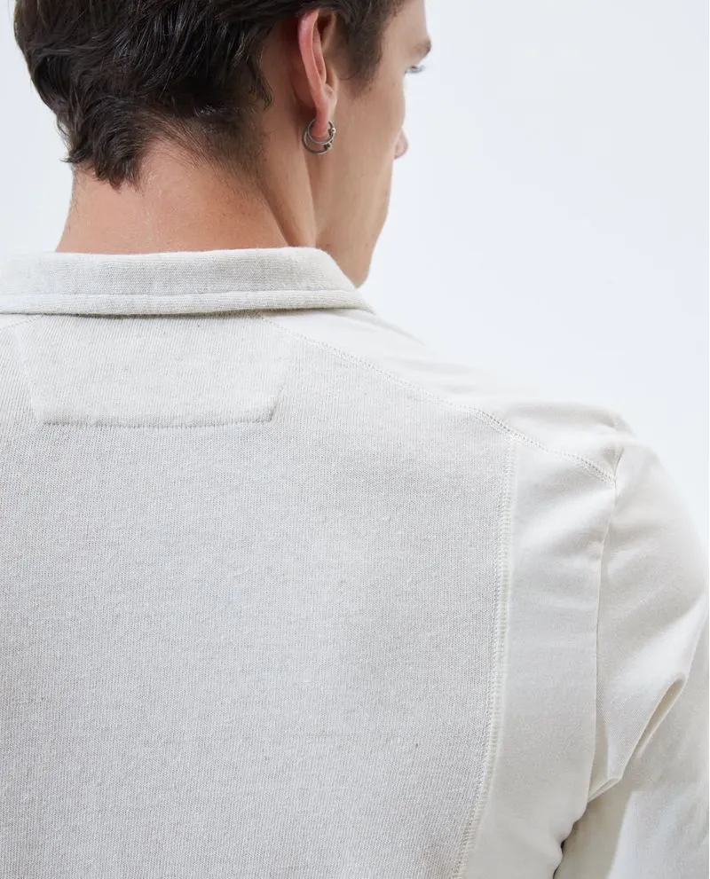 Polo doble textura para hombre