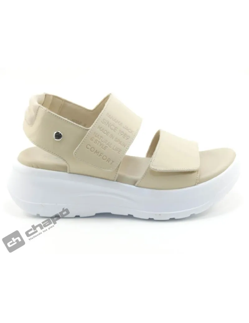 Sandalia Beig Panama Jack Noah B2