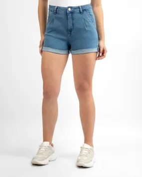 Short Jean Mujer Mom Celeste