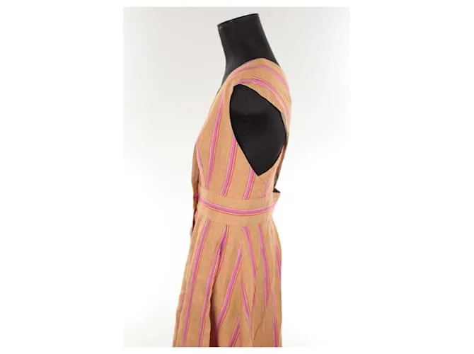 Tara Jarmon Vestido de lino Amarillo 